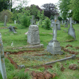 Headstone before restoration